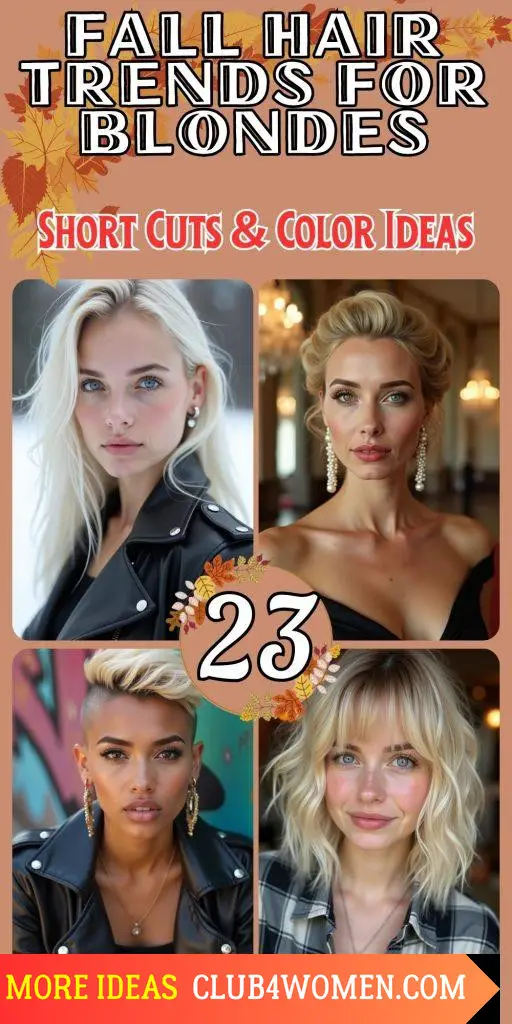 23 Top Fall Hairstyles for Blondes 2024 Trendy Cuts & Colors