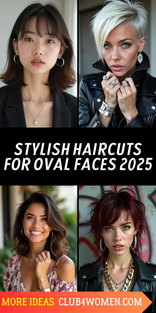 23 Best Haircuts for Oval Faces in 2025 – Find Long, Short, and Medium Styles for Every Woman