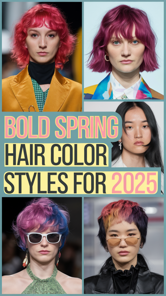 Spring Hair Color Ideas 2025: Bold and Fun Trends for Brunettes and Blondes