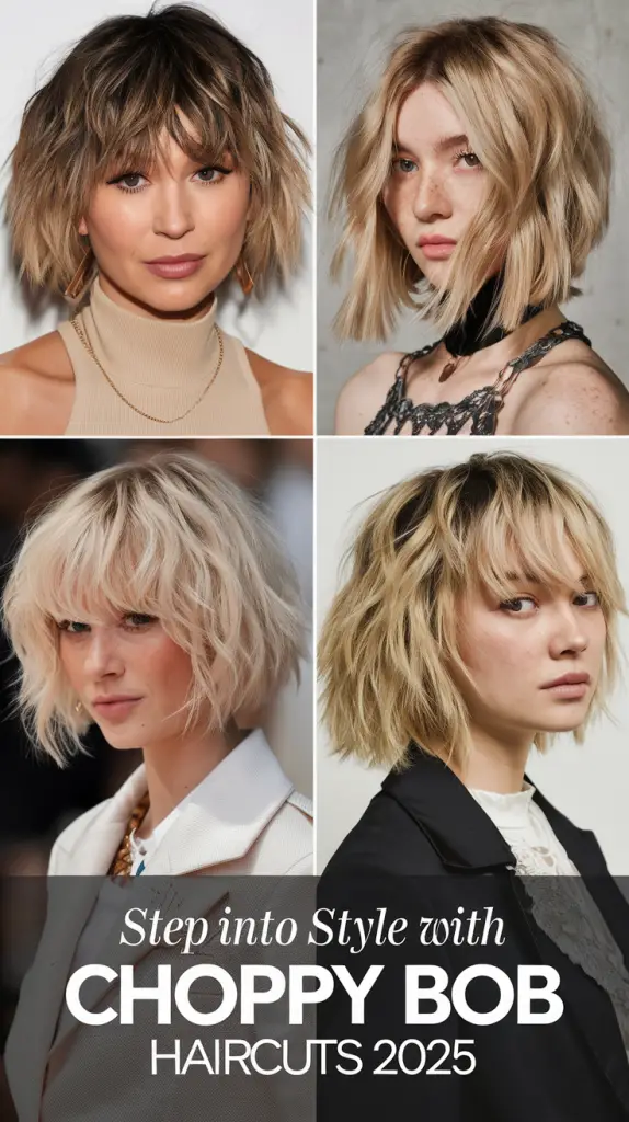 Choppy Bob Haircuts 2025: Edgy Styles and Trendy Looks for All