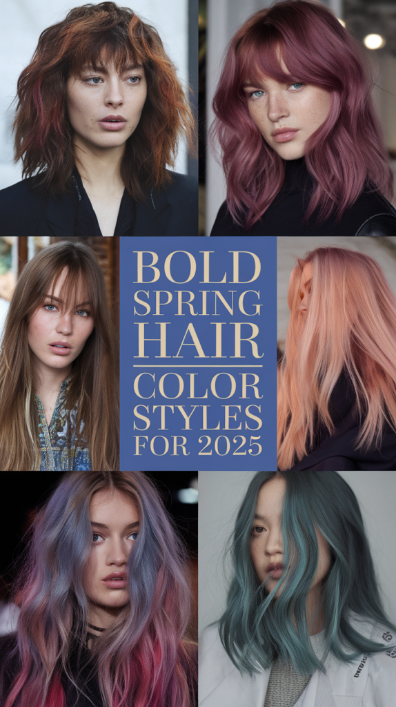 Spring Hair Color Ideas 2025: Bold and Fun Trends for Brunettes and Blondes