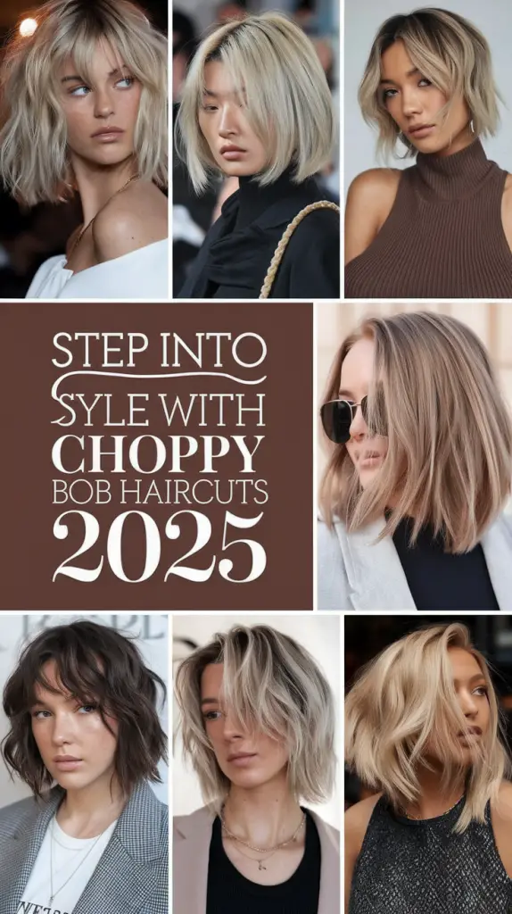 Choppy Bob Haircuts 2025: Edgy Styles and Trendy Looks for All