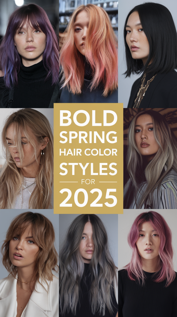 Spring Hair Color Ideas 2025: Bold and Fun Trends for Brunettes and Blondes