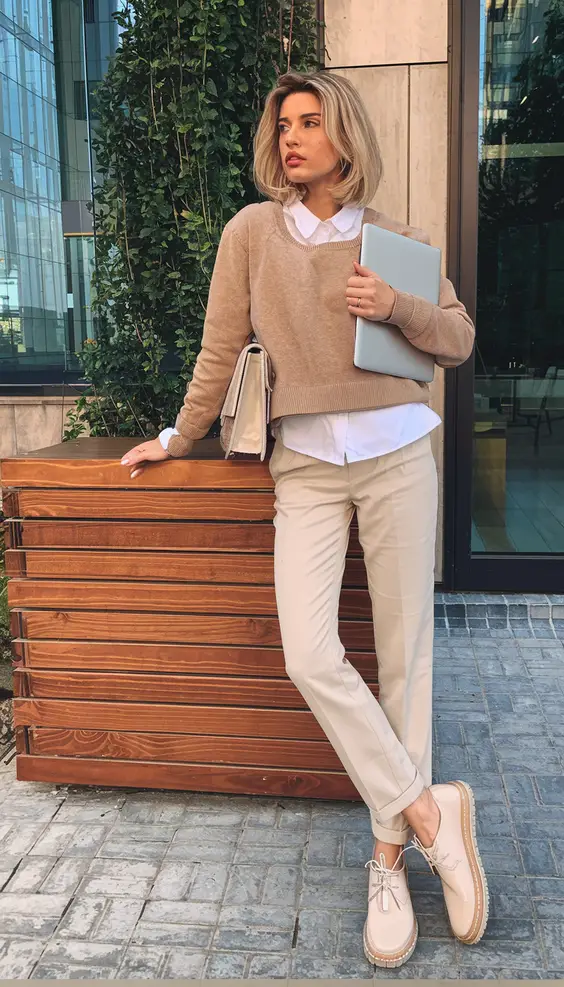 Spring Office Outfits for Women 2025 – Business Casual & Minimal Chic Styles