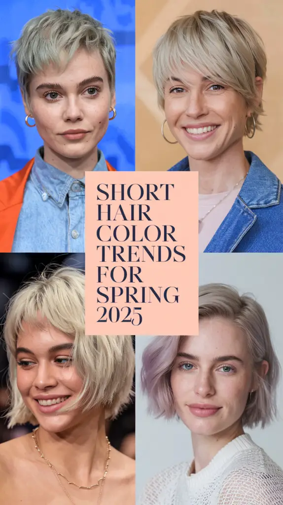 Spring Hair Color Trends for Short Hair in 2025: Top Looks