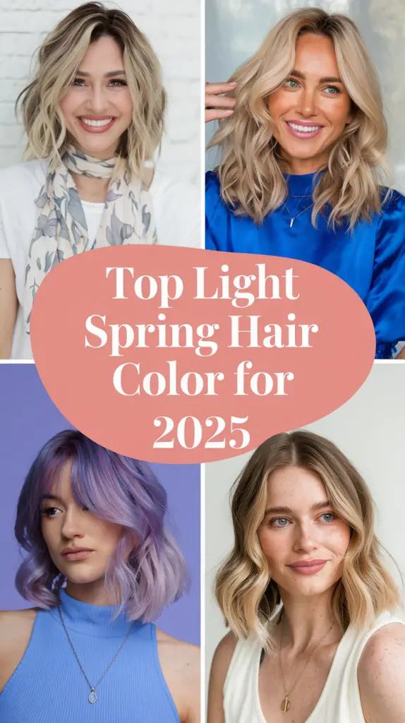 Light Spring Hair Color Ideas 2025: Stunning Trends for Blondes, Brunettes, and Redheads