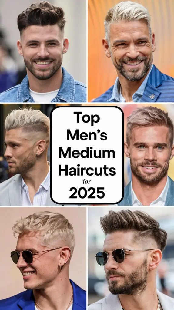 Top Men’s Spring Haircuts 2025: Medium Cuts Guide