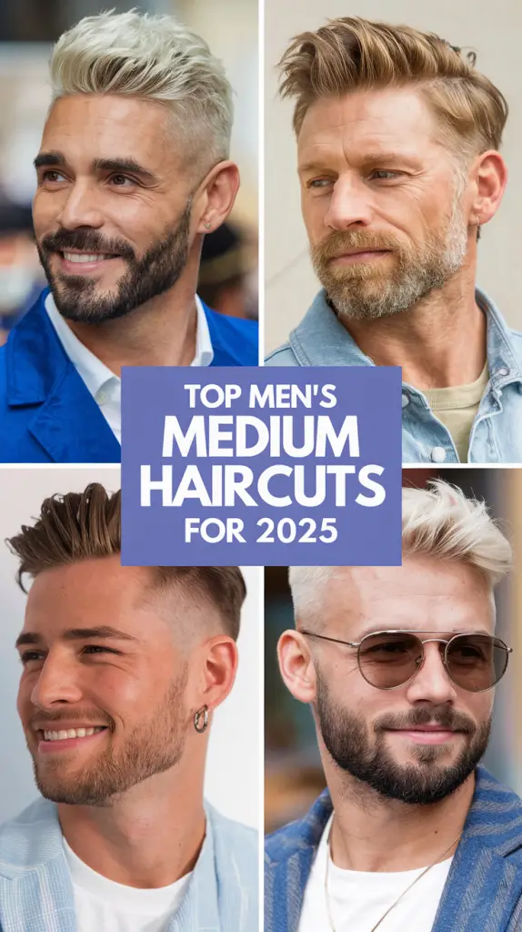 Top Men’s Spring Haircuts 2025: Medium Cuts Guide