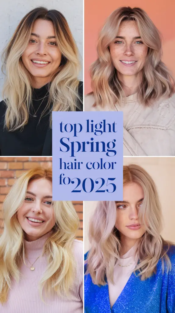 Light Spring Hair Color Ideas 2025: Stunning Trends for Blondes, Brunettes, and Redheads