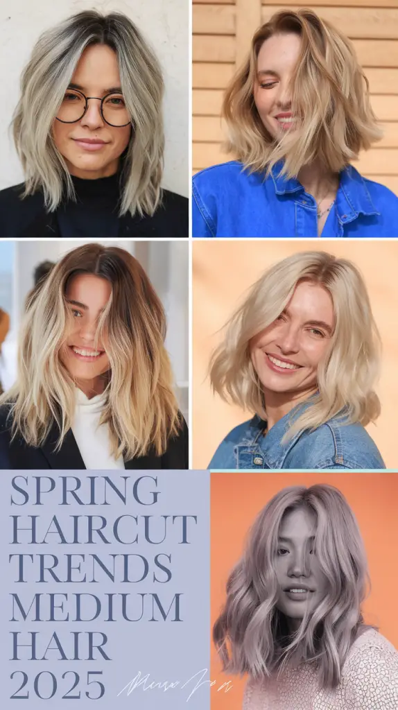 Trendy Spring Haircuts for Medium Hair Ideas 2025