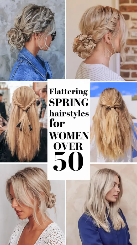 Refresh Your Look: Spring Hairstyles for Women Over 50 with Chic Bobs and Natural Curls