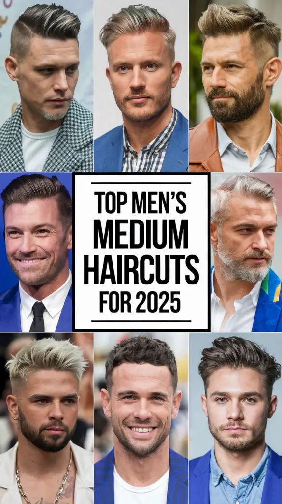 Top Men’s Spring Haircuts 2025: Medium Cuts Guide