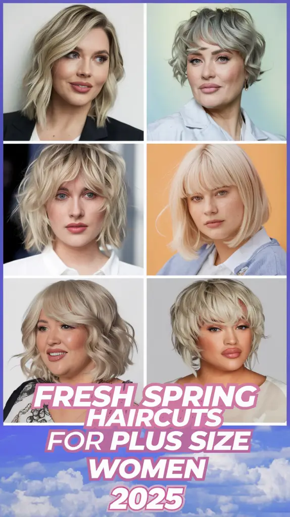 Spring Haircuts for Plus Size Women Ideas 2025: Top Chic and Flattering Styles