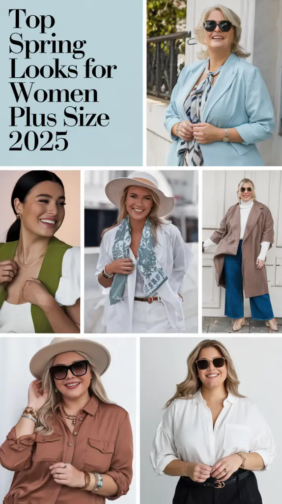 Trendy Plus Size Spring Outfit Ideas for 2025