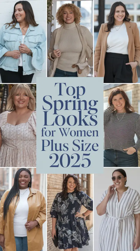 Trendy Plus Size Spring Outfit Ideas for 2025