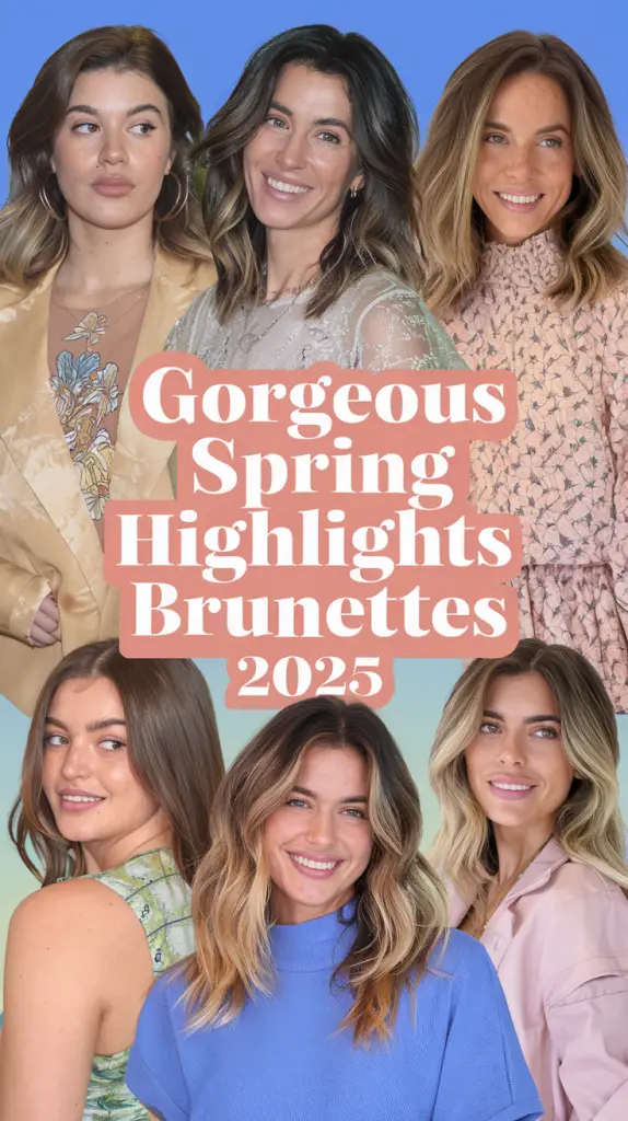 Embrace Spring Highlights for Brunettes 2025: Bold and Elegant Trends