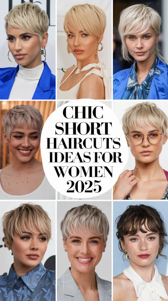 Short Spring Haircuts Ideas 2025: Stylish Pixies and Chic Bobs