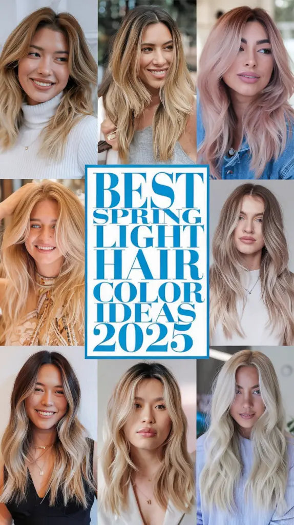 Transform Your Look: Spring Light Hair Color Ideas 2025