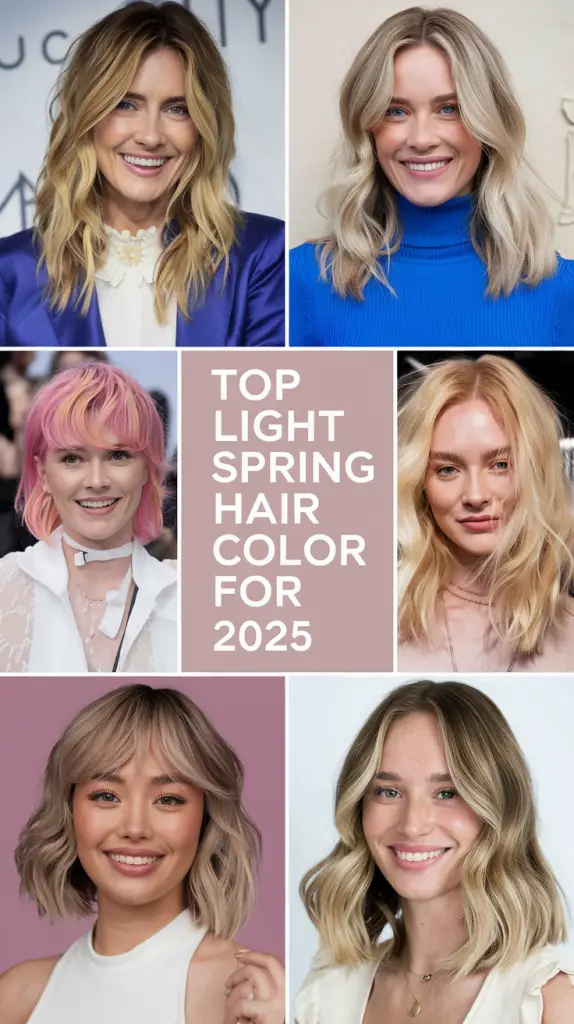 Light Spring Hair Color Ideas 2025: Stunning Trends for Blondes, Brunettes, and Redheads