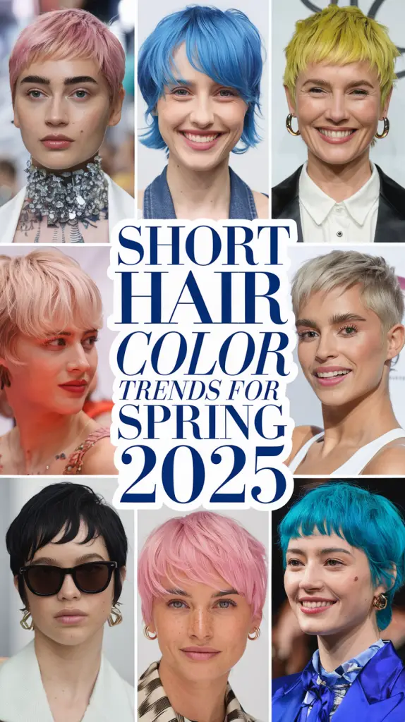 Spring Hair Color Trends for Short Hair in 2025: Top Looks