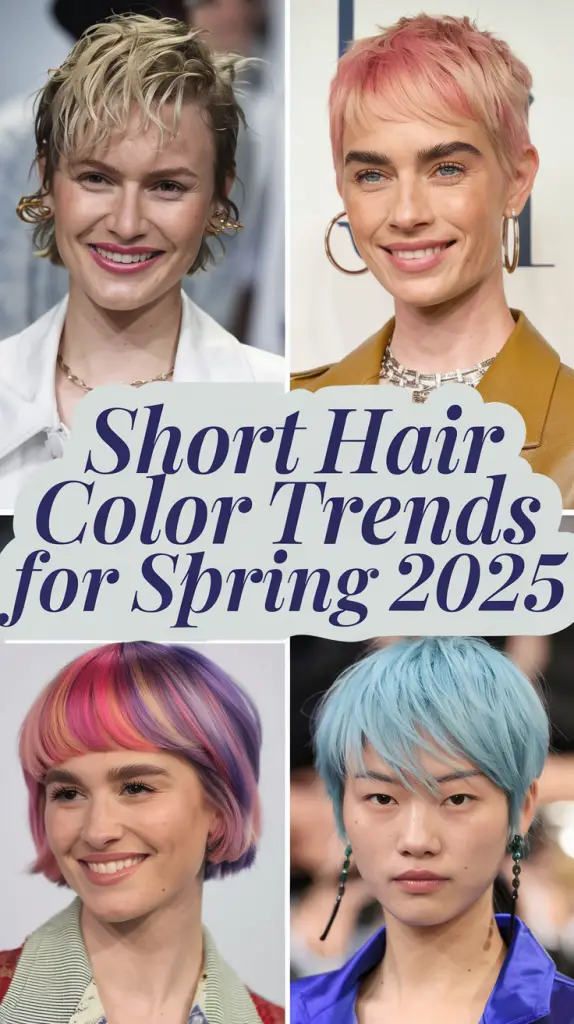 Spring Hair Color Trends for Short Hair in 2025: Top Looks