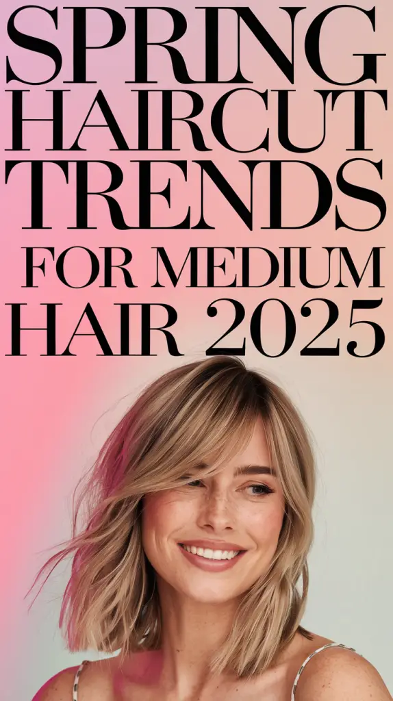 Trendy Spring Haircuts for Medium Hair Ideas 2025