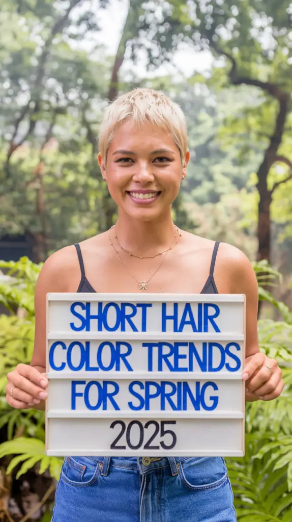 Spring Hair Color Trends for Short Hair in 2025: Top Looks