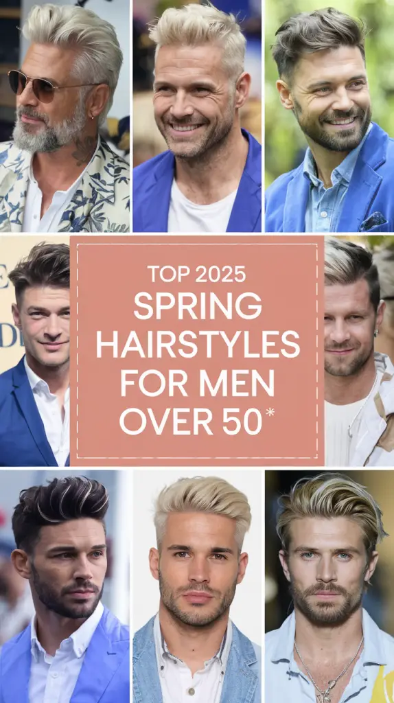 Best Spring Hairstyles for Men Over 50 – Ideas for 2025 to Refresh Your Look