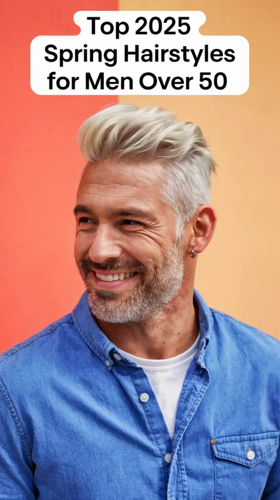 Best Spring Hairstyles for Men Over 50 – Ideas for 2025 to Refresh Your Look