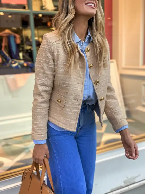 Spring Jacket Ideas 2025: Chic Blazers, Cropped Jackets, and Denim Essentials