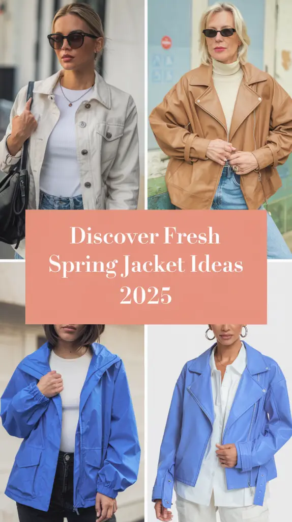 Spring Jacket Ideas 2025: Chic Blazers, Cropped Jackets, and Denim Essentials