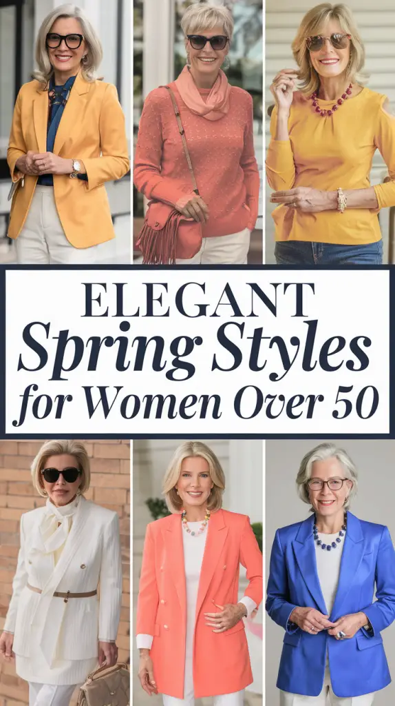 Spring Outfit Ideas for Women Over 50 – Casual and Chic Looks for 2025