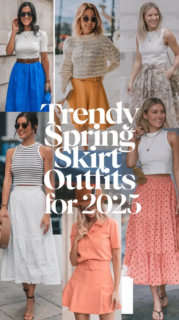 Spring Skirt Outfits for 2025: Trendy Styles and Timeless Elegance