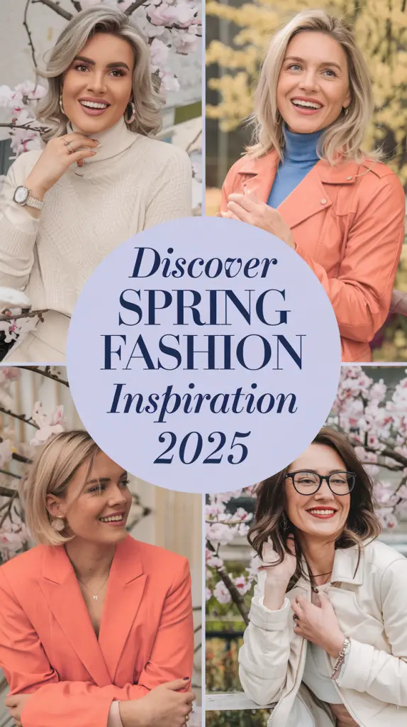 Spring Fashion Casual Outfits 2025: Korean-Inspired Chic for Women Over 40