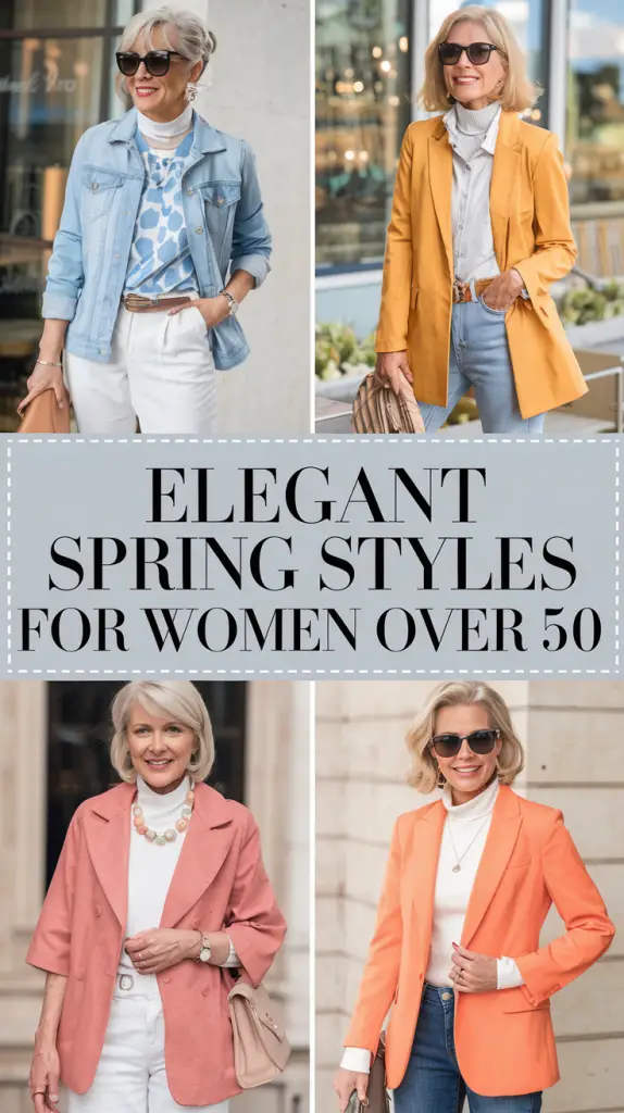 Spring Outfit Ideas for Women Over 50 – Casual and Chic Looks for 2025