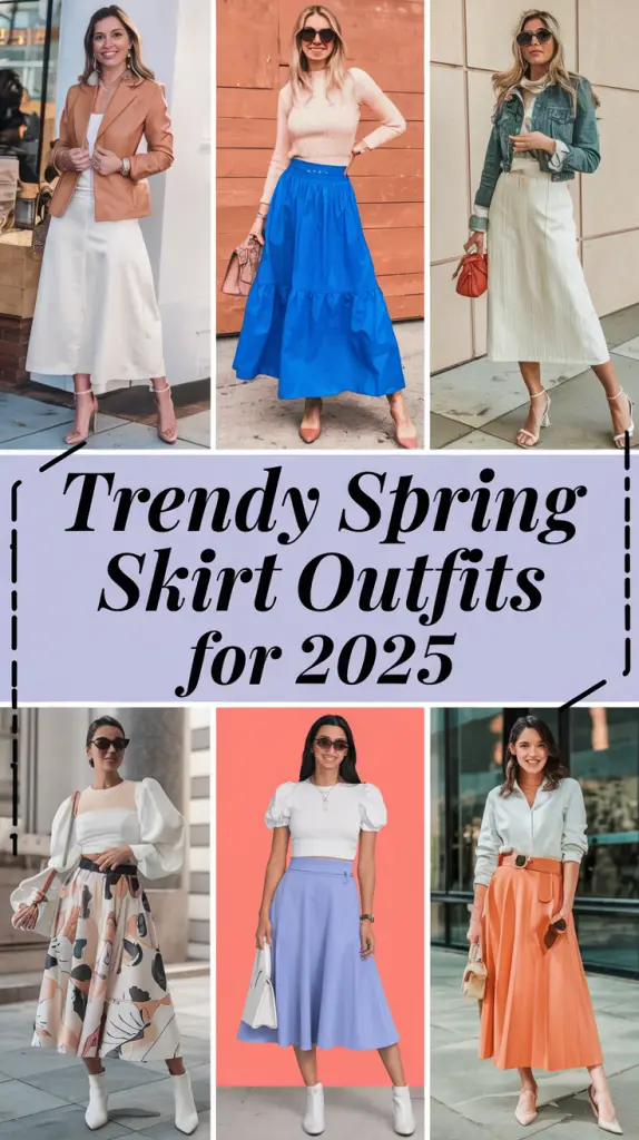 Spring Skirt Outfits for 2025: Trendy Styles and Timeless Elegance