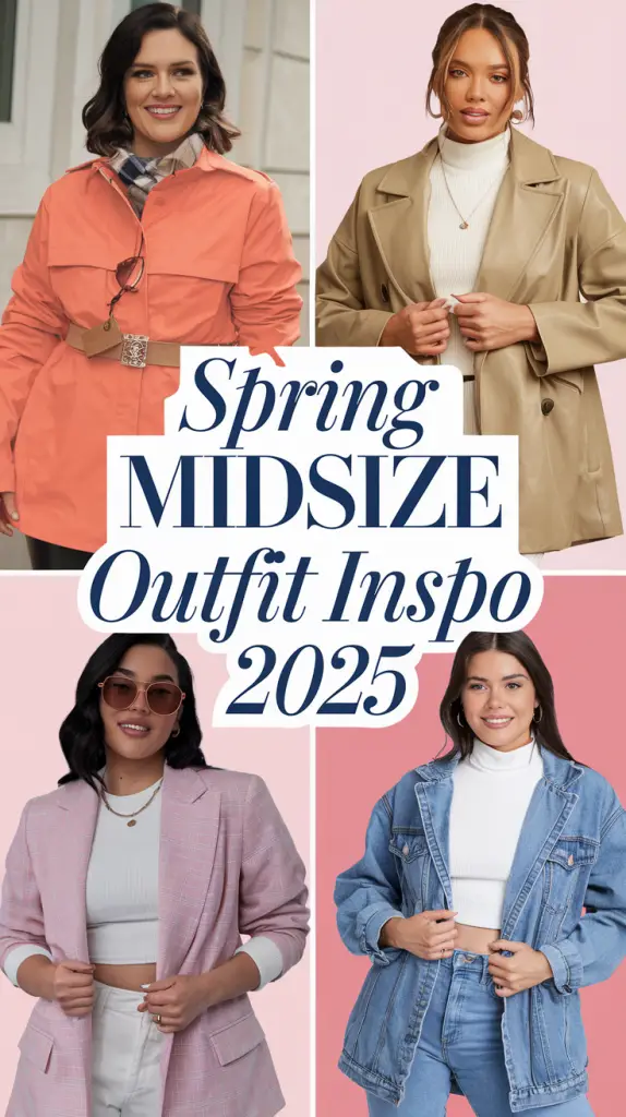 Spring Midsize Fashion Outfits Inspo 2025: Trendy Looks for Every Occasion