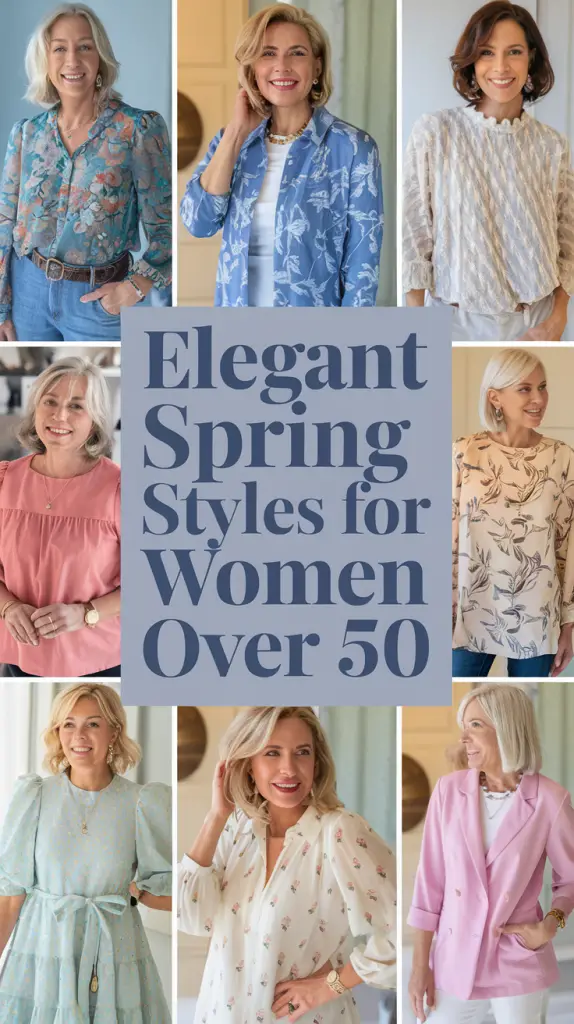 Spring Outfit Ideas for Women Over 50 – Casual and Chic Looks for 2025